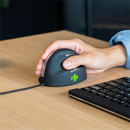 R-Go HE ergonomic mouse - large, right, wired (RGOHELA)