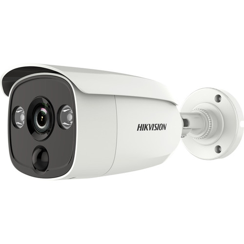 Hikvision DS-2CE12H0T-PIRL 5 Megapixel Outdoor HD Surveillance Camera - Color - Bullet - 65.62 ft (20 m) - 2560 x 1944 Fixed Lens - - (Fleet Network)