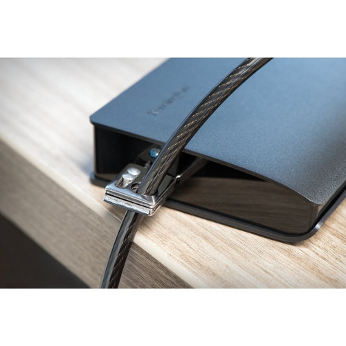 Kensington K64425S Desktop & Peripherals Locking Kit 2. 0 - Supervisor Keyed - 8 ft - 2. 44 m Cable - Carbon Steel - Plastic