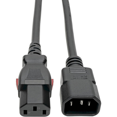 Tripp Lite series P004-L02 Power Extension Cord - For Computer, Server, Printer, Monitor, PDU, UPS, PC - Black - 2 ft (0.61 m) Cord - (Fleet Network)