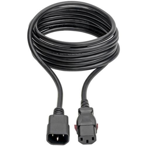 Tripp Lite series P004-L10 Power Extension Cord - For Computer, Server, Printer, Monitor, PDU, UPS, PC - Black - 10 ft (3.05 m) Cord - (P004-L10)
