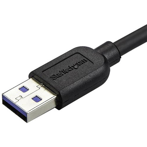 StarTechcom_1m_3_ft_Slim_Micro_USB_30_Cable_-_MM_-_USB_30_A_to_Left-Angle_Micro_USB_-_USB_31_Gen_1_5_Gbps_-_33_ft_USB_Data_for_USB3AU1MLS