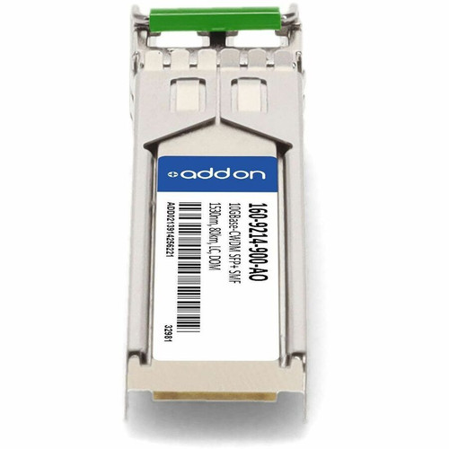 AddOn 160-9214-900-AO Ciena Compatible TAA 10GBase-CWDM SFP+ Transceiver - Single-Mode - 1530nm - 80km - LC - DOM