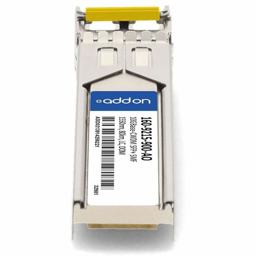 AddOn 160-9215-900-AO Ciena Compatible TAA 10GBase-CWDM SFP+ Transceiver - 10GbE - LC - 1550nm - 80km - SMF - DOM