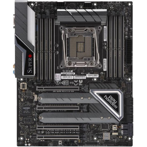 Supermicro C9X299-PG300F Desktop Motherboard - Intel X299 Chipset - Socket R4 LGA-2066 - Intel Optane Memory Ready - ATX - 128 GB DDR4 (Fleet Network)