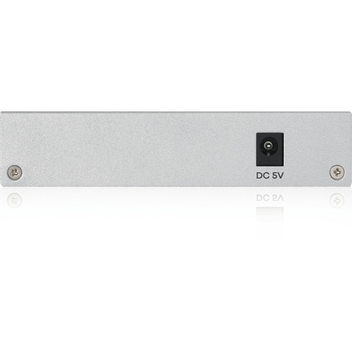 ZyXEL GS1200-5 5-Port Web Managed Gigabit Switch - Layer 2 - Desktop/Wall Mountable - 2 Year Warranty