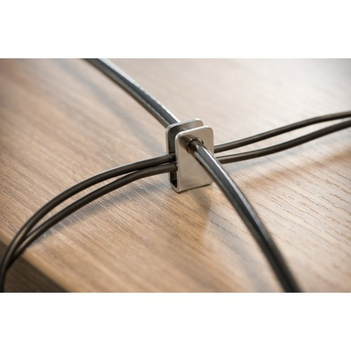 Kensington K64425M Desktop & Peripherals Locking Kit 2. 0 - Master Keyed - 8 ft - 2. 44 m Cable - Carbon Steel - Plastic