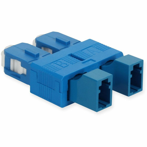 AddOn SC Male to LC Female SMF OS1 Duplex Fiber Optic Adapter - 2 x SC Network - Female - 2 x LC Network - Male - 1 (ADD-ADPT-SCMLCF-SD)