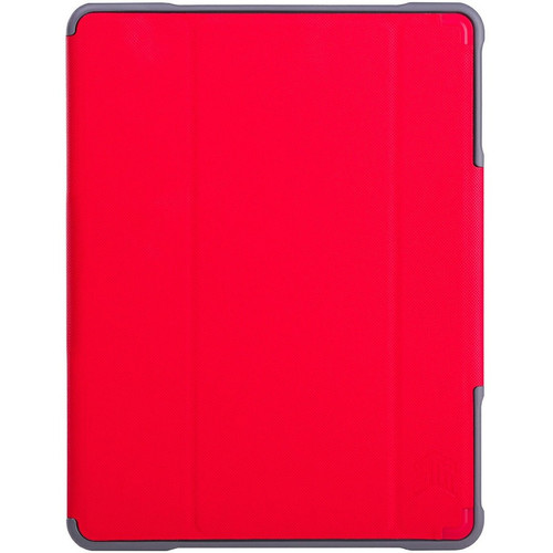 STM Goods Dux Plus Duo Carrying Case for 9.7" Apple iPad (6th Generation), iPad (5th Generation) Tablet - Transparent, Red - Drop - - (Fleet Network)