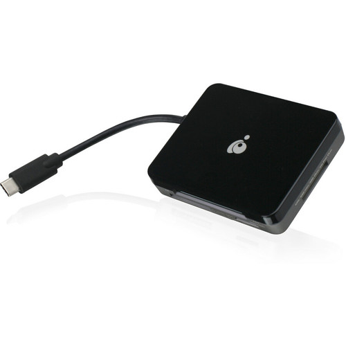 IOGEAR USB-C Hub with Multi-Memory Card Reader - USB Type C - External - 3 USB Port(s) - 3 USB 3.0 Port(s) - PC, Mac (GUH3C37SD)
