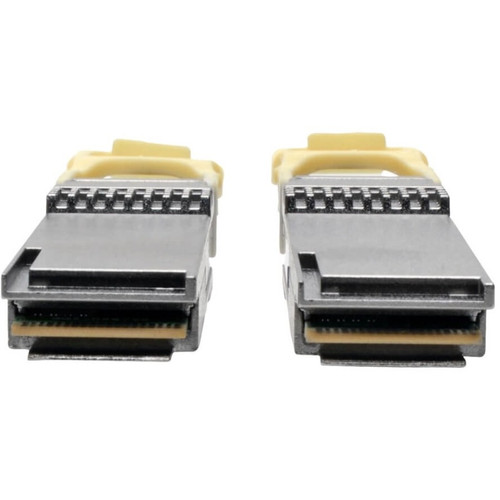 Tripp Lite series QSFP28 to QSFP28 Active Optical Cable - 100GbE, AOC, M/M, Aqua, 20 m (65.6 ft.) - 66 ft (20.12 m) Fiber Optic Cable (N28H-20M-AQ)