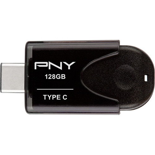 PNY Elite Type-C Compact USB 3.1 Flash Drive Portable High Compatibility Storage 128 GB P GE Warranty Year P-FD128TBAT4TC31-GE