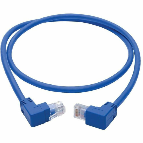 Tripp Lite Cat6 UTP Patch Network Cable RJ45 Molded Blue 3 Ft For Switches Scanners Servers Category Scanner Server Switch Series M N204-003-BL-UD