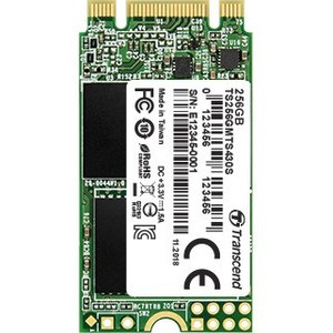 Transcend 430S 256 GB Solid State Drive - M.2 2242 Internal - SATA (SATA/600) (Fleet Network)