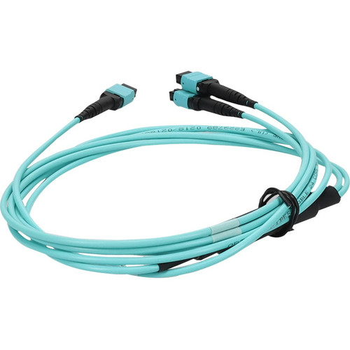 AddOn 82 Ft MPO-16 Fiber Optic Patch Cable Female Network Lead Device First End For X ADD-16FMPO-4MPO25M5OM4