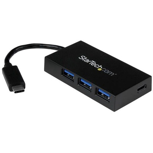 StarTech.com USB C Hub - 4 Port USB-C to USB-A (3x) and USB-C (1x) - Bus Powered USB Hub - USB Type C Hub - Port Expander - USB Type C (Fleet Network)