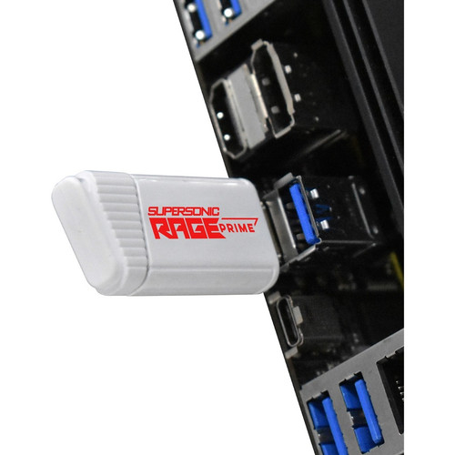 Patriot Memory Supersonic Rage Prime 250GB USB 3.2 (Gen 2) Flash Drive - 250 GB - USB 3.2 (Gen 2) - 600 MB/s Read Speed - 5 Year (PEF250GRPMW32U)