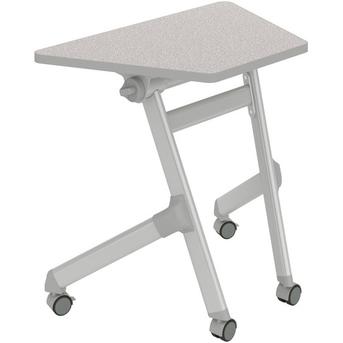 Safco Learn Nesting Trapezoid Desk - Gray Trapezoid, Laminated Top - Four Leg Base - 4 Legs - 200 lb (90.72 kg) Capacity - 32.8" mm) x (1226GR)