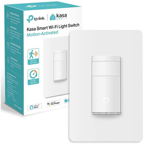 TP-Link Kasa Smart KS200M - Kasa Smart Wi-Fi Light Switch, Motion-Activated - Light Control - Alexa, Google Assistant, SmartThings (Fleet Network)