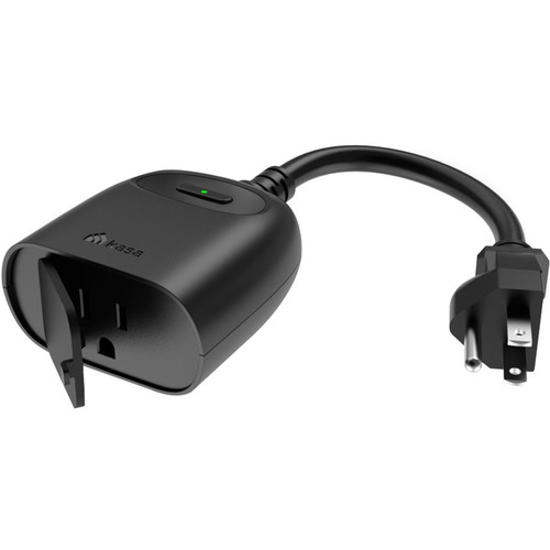 Kasa Smart Kasa Smart WiFi Outdoor Plug - 1 x AC Power Plug - 1 x AC Power Receptacle - 120 V AC / 15 A - Alexa, Google Home, (Fleet Network)