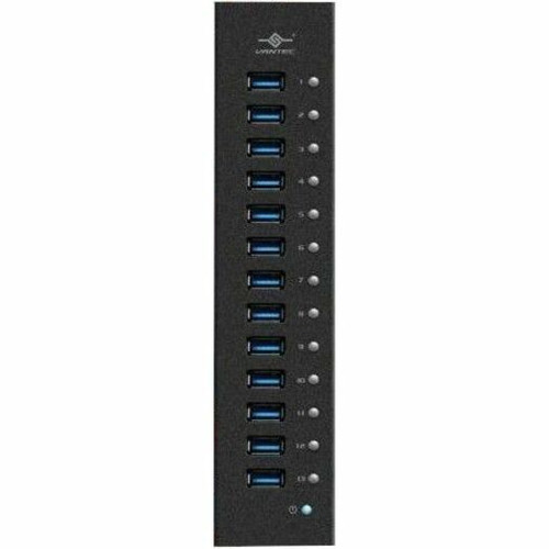 Vantec 14 Port USB 3.0 Hub Wall Desktop DIN Rail Mountable With UASP Support Wall/Desktop/DIN Type A S UGT-AH131U3-BK