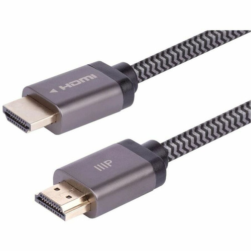 Monoprice HDMI Audio/Video Cable - 15 ft (4.57 m) HDMI A/V Cable for Gaming Console, DVD, Audio/Video Device - First End: 1 × Hdmi 2.1 (Fleet Network)