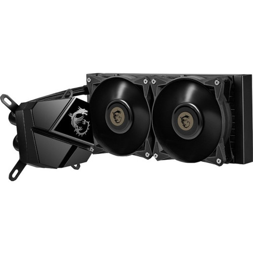 MSI MAG CoreLiquid Performance AIO CPU Cooler Dual Fan 120 Mm Radiator Fan/Radiator/Water Block/Pump Diameter Cooling Maximum CFM S X CLP240