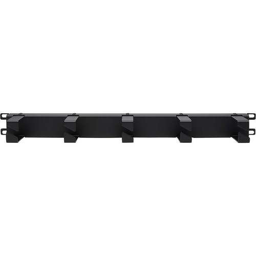Tripp Lite series Horizontal Cable Manager - Metal Rings, Black, 1U - Horizontal Cable Manager - Black - 1U Rack Height - Cold Rolled (SRCABLERING1UHD)