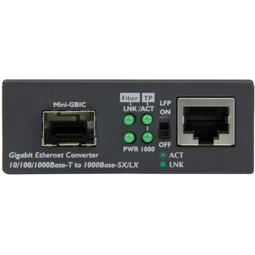 StarTechcom_Gigabit_Ethernet_Fiber_Media_Converter_with_Open_SFP_Slot_-_Supports_101001000_Networks_-_Convert_and_extend_different_MCM1110SFP
