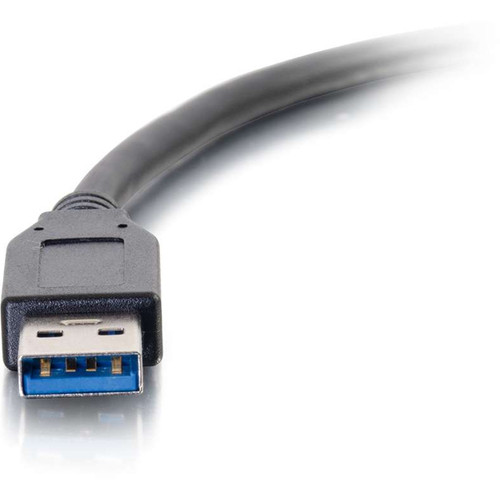 C2G 10ft USB 3.0 Type C to USB A - USB Cable Black M/M - 10 ft (3.05 m) USB/USB-C Data Transfer Cable for Notebook, Smartphone, Tablet (CG28833)