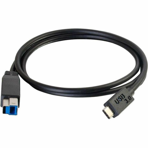 C2G C2G 10ft USB C to USB B Cable - USB 3.2 - 5Gbps - M/M - 10 ft USB-C/USB-B Data Transfer Cable for Printer, Hub, Hard Drive, Tablet (CG28867)