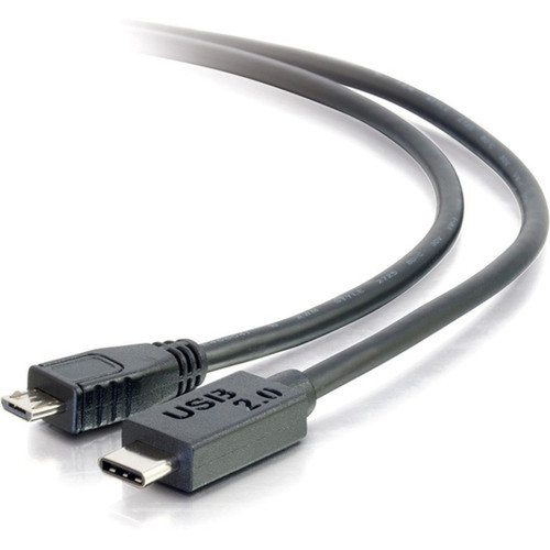 C2G_10ft_USB_20_USB-C_to_USB-Micro_B_Cable_-_Black_-_10_ft_USB_Data_Transfer_Cable_for_Smartphone_Tablet_-_Type_C_USB_-_Micro_Type_B_28852