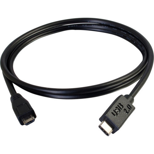 C2G_10ft_USB_20_USB-C_to_USB-Micro_B_Cable_-_Black_-_10_ft_USB_Data_Transfer_Cable_for_Smartphone_Tablet_-_Type_C_USB_-_Micro_Type_B_28852