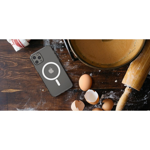 Belkin SheerForce Magnetic Treated Clear Protective Phone Case For Apple iPhone 12 And Pro UV Impact Resistant MSA002BTCL
