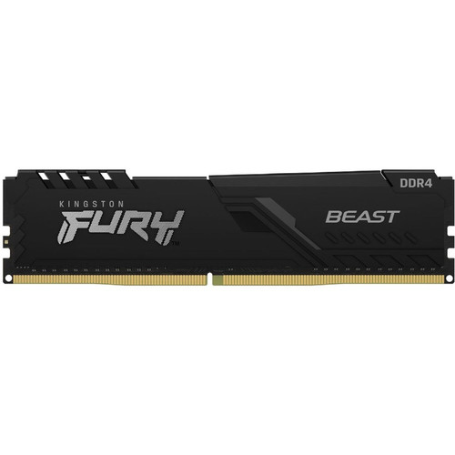 Kingston FURY Beast 8GB DDR4 SDRAM Memory Module - 8 GB - DDR4-3600/PC4-28800 DDR4 SDRAM - 3600 MHz Single-rank Memory - CL17 - 1.35 V (Fleet Network)