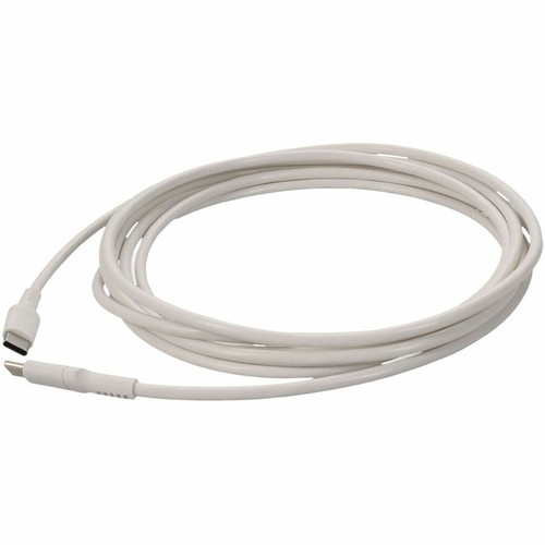 AddOn 1.0m (3.3ft) USB C 2.0 Male to USB C 2.0 Male Sync and Charge White Cable - 3.3 ft (1 m) USB-C Data Transfer Cable for MacBook, (Fleet Network)