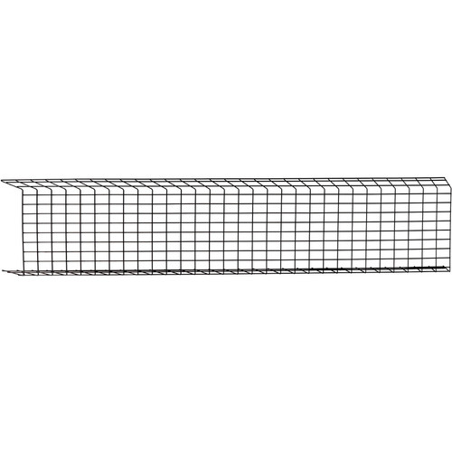 Tripp Lite series Wire Mesh Cable Tray - 450 x 100 x 1500 mm (18 in. x 4 in. x 5 ft.) 2-Pack - Cable Tray - Black - Steel - 2 Pack (SRWB18410X2STR)