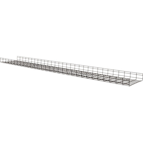Tripp Lite series Wire Mesh Cable Tray - 450 x 100 x 1500 mm (18 in. x 4 in. x 5 ft.) 2-Pack - Cable Tray - Black - Steel - 2 Pack (SRWB18410X2STR)
