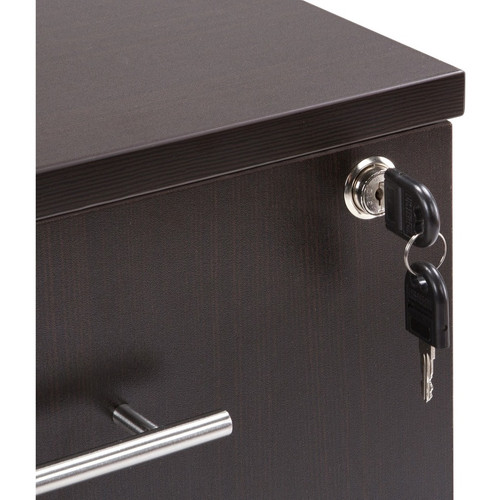 Safco Medina Laminate Mobile File/File Pedestal - 26.8" (679.45 mm) Height x 15.5" (393.70 mm) Width x 18" (457.20 mm) Depth - Total 2 (MNFFLDC)