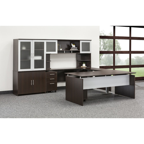 Safco Medina Laminate Mobile File/File Pedestal - 26.8" (679.45 mm) Height x 15.5" (393.70 mm) Width x 18" (457.20 mm) Depth - Total 2 (MNFFLDC)