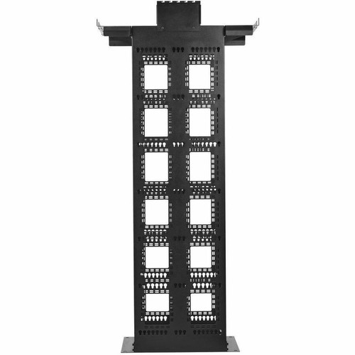 Tripp Lite SmartRack Heavy Duty 2 Post Open Frame Rack 24 Inch Deep For Networking Servers PDUs And Patch Panels SR2POSTDP24HD