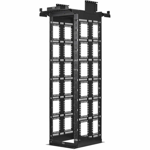 Tripp Lite SmartRack Heavy Duty 2 Post Open Frame Rack 24 Inch Deep For Networking Servers PDUs And Patch Panels SR2POSTDP24HD