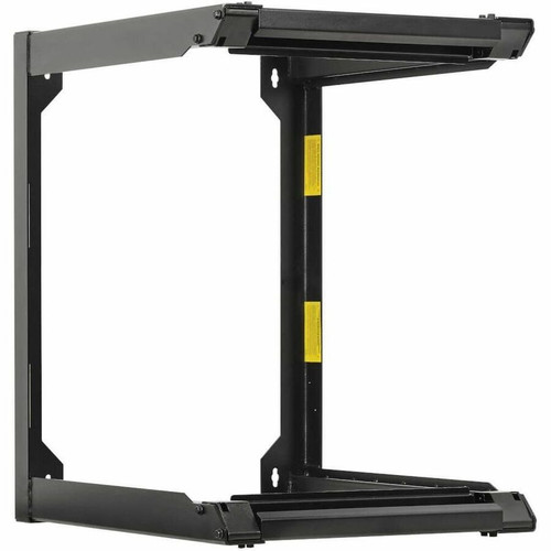 Tripp Lite SmartRack Wall-Mount Hinged Front 2 Post Open Frame Rack Heavy Duty For Networking Devices Switch SRWO12US2
