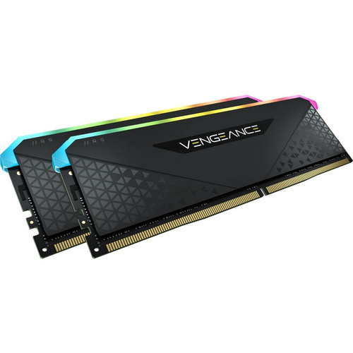 Corsair Vengeance RGB RS 32GB (2 x 16GB) DDR4 DRAM 3200MHz C16 Memory Kit - For Motherboard, Desktop PC - 32 GB (2 x 16GB) - DDR4 - - (Fleet Network)
