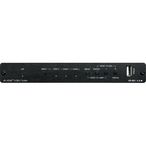 Kramer VP-451 Signal Converter - 2 x HDMI In - 1 x HDMI Out - USB - Aluminum (Fleet Network)