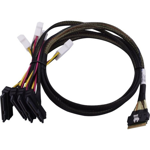 Microchip ACK-I-SlimSASx8-4SFF-8639x2-U.2-0.8M - 2.6 ft SlimSAS/U.2 Data Transfer Cable for RAID Adapter, Host Bus Adapter - First 8 x (Fleet Network)