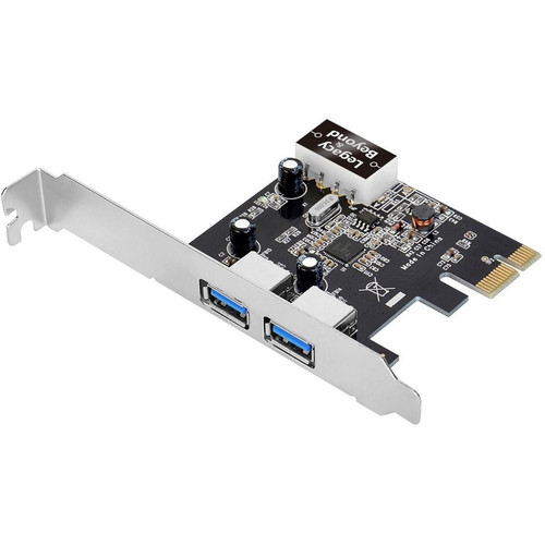 SIIG USB 3.0 2-Port (Ext) PCIe Host Card - PCI Express 2.0 - Plug-in Card - 2 USB Port(s) - 2 USB 3.0 Port(s) - PC (Fleet Network)