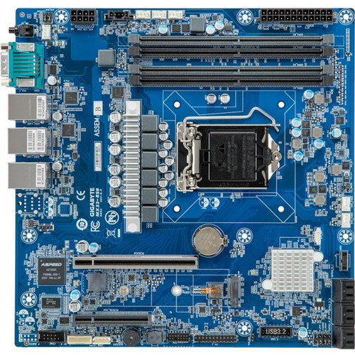 Gigabyte Intel Chipset Micro ATX Socket LGA-1200 Desktop Motherboard Supporting Xeon And Pentium Processors Processor Supported GB MX33-BS0