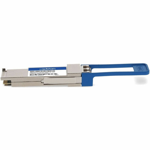 AddOn Compatible Arista TAA QSFP28 CWDM Single Lambda Transceiver SMF LC With FEC Networks w/FEC DOM QSFP-100GLRARCW29-AO