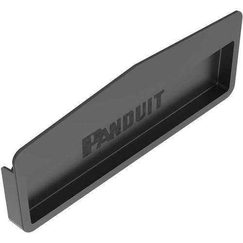 Panduit FiberRunner&reg; End Cap - Black - 0.9" (23.88 mm) Length - Polycarbonate - 1 Pack (Fleet Network)